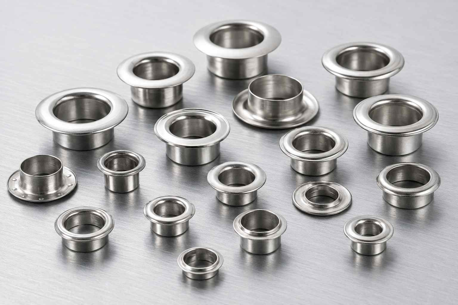 eyelet on clothes,eyelet on clothes available in multiple stainless steel sizes for garment and fabric reinforcement